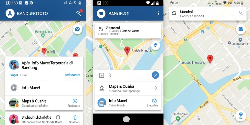 Tampilan antarmuka BANDUNGTOTO dengan fitur Info Macet yang jelas dan informatif.