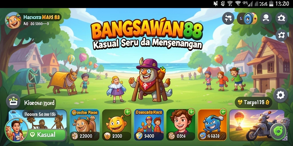 Tampilan antarmuka yang menarik dan intuitif dari BANGSAWAN88.