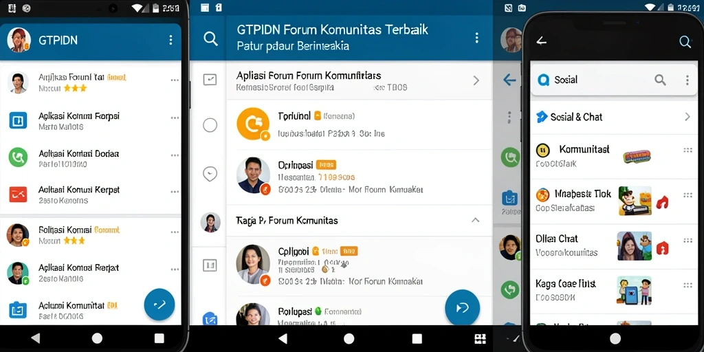 Tampilan antarmuka GTPIDN yang sederhana dan menarik.