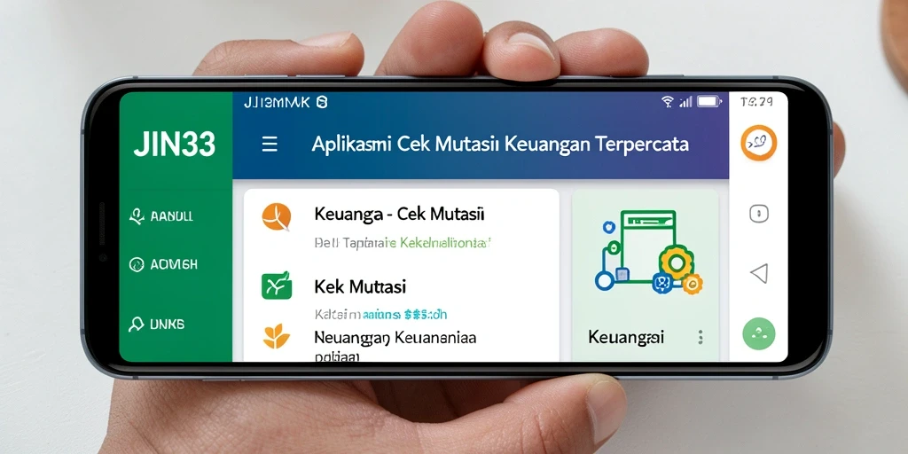 Screenshot utama JIN33 menampilkan antarmuka cek mutasi yang informatif.