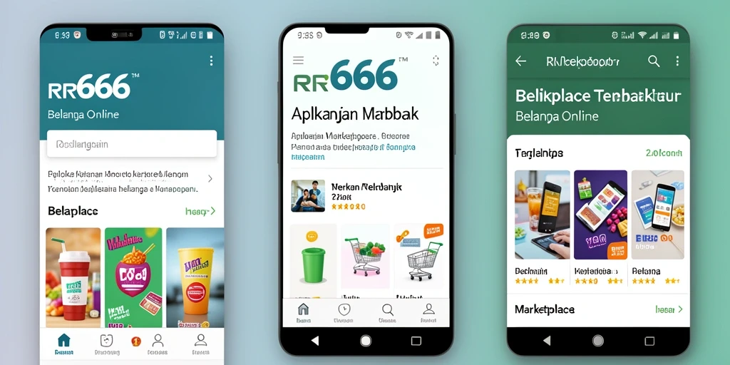 Antarmuka RR666 yang intuitif untuk berbelanja lebih mudah