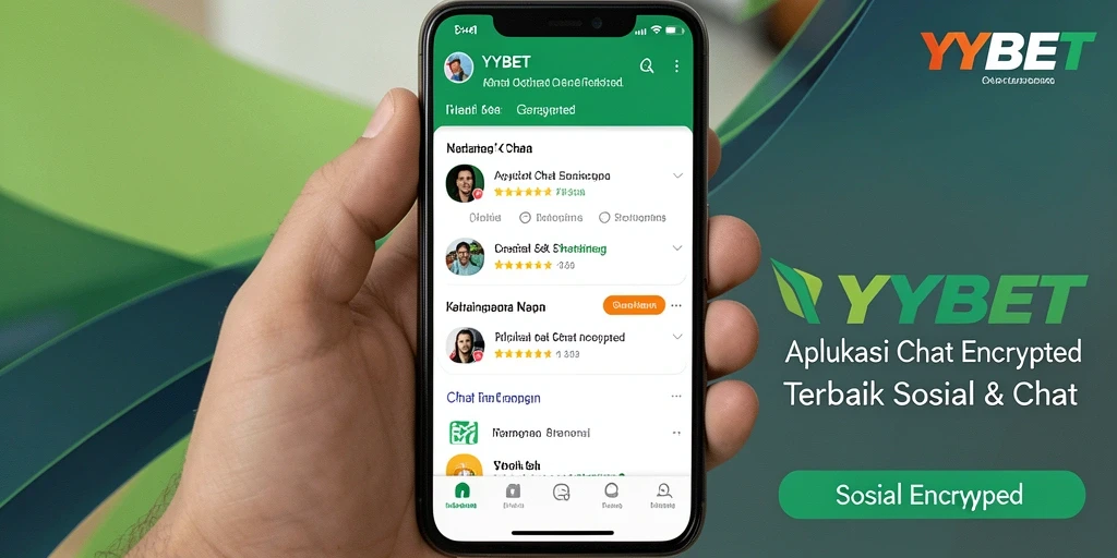 Antarmuka YYBET menampilkan fitur chat yang aman dan modern.